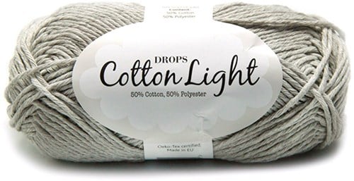 Drops Cotton Light Uni Colour 031 Perlgrau