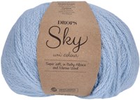 Drops Sky Uni Colour 031 Eisblau