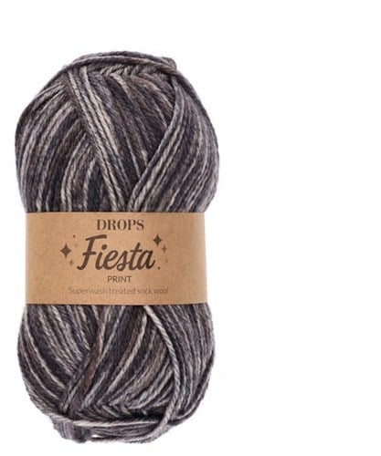 Drops Fiesta Print 31 Mitternachtswald
