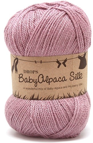 Drops BabyAlpaca Silk Uni Colour 3250 Light-Alrtrosa