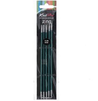 KnitPro Zing Nadelspiel 15cm 3,25 mm