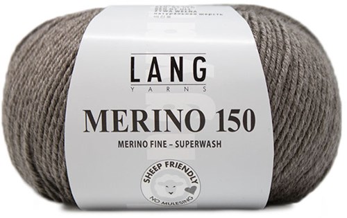Lang Yarns Merino 150 326 Dark Beige Mélange