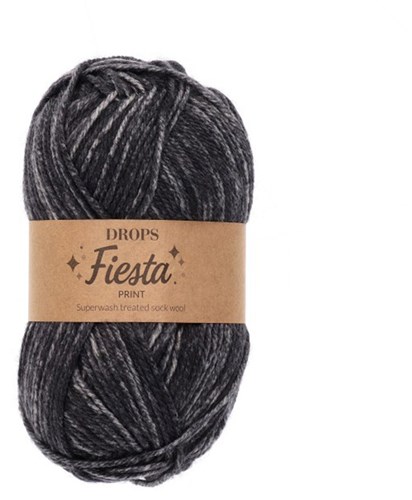 Drops Fiesta Print 33 Graphit
