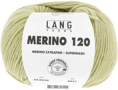Lang Yarns Merino 120 0344 Lime