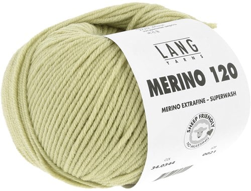 Lang Yarns Merino 120 0344 Lime-2