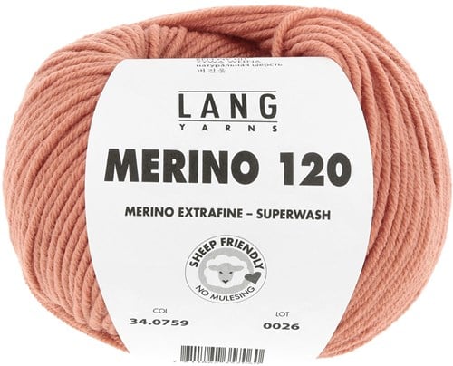 Lang Yarns Merino 120 0759 Mandarine