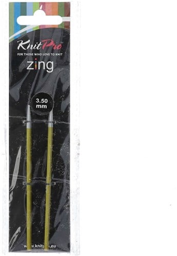 KnitPro Zing Kurze Austauschbare Rundstricknadeln 3,50 mm