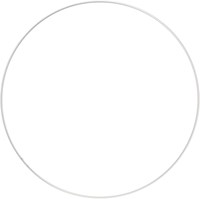 Metall-Ring 35cm - Weiß