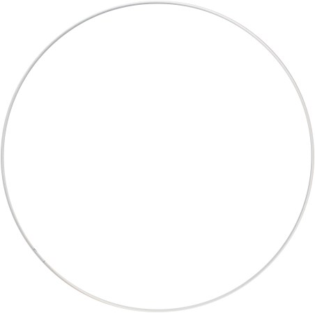 Metall-Ring 35cm - Weiß