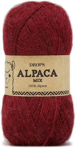 Drops Alpaca Mix 3650 Rotmeliert