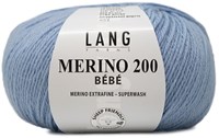 Lang Yarns Merino 200 Bebe 0372 Hellblau