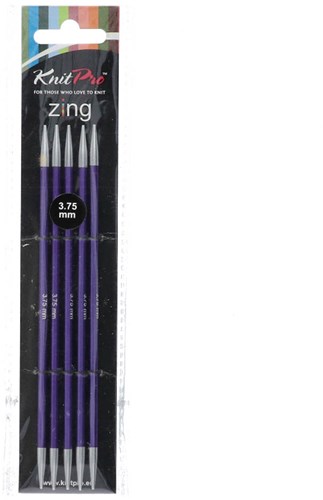 KnitPro Zing Nadelspiel 15cm 3,75 mm