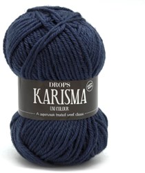 Drops Karisma Uni Colour 037 Dunkel Blaugrn