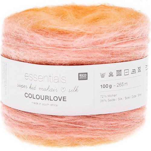 Rico Essentials Super Kid Mohair Silk Colourlove 14 Salmon-3