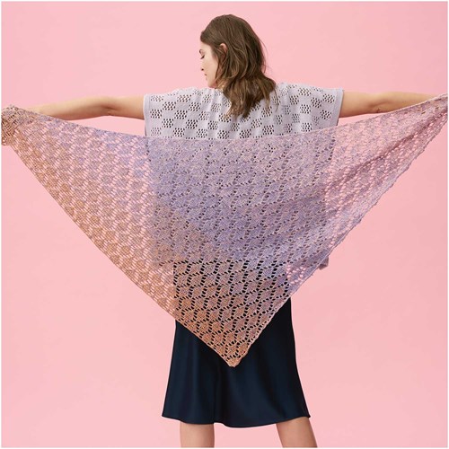Rico Creative Cotton Dégradé Print 5 Pink-lilac