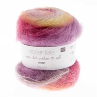 Rico Essentials Super Kid Mohair Loves Silk Print 003 Earth-2