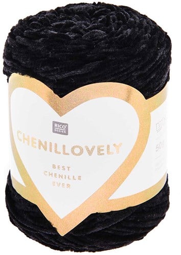 Rico Creative Chenillovely 009 Schwarz