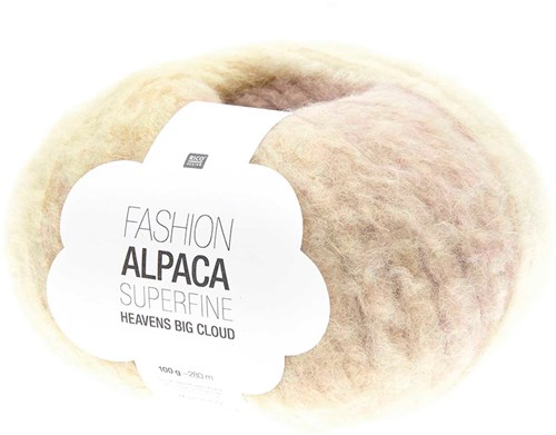 Rico Fashion Alpaca Superfine Heavens Big Cloud 006 Pastelltöne