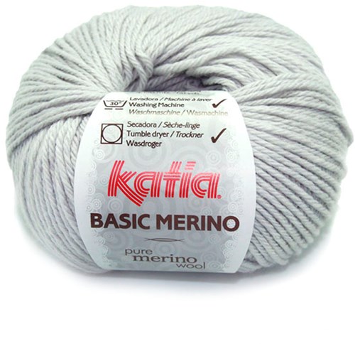 Katia Basic Merino 038 Sehr hellgrau