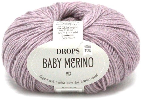 Drops Baby Merino Mix 039 Lila Orchidee