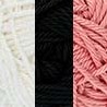 Yarn and Colors Black, White and Bright Comfy Cushion Strickpaket 047 Old Pink-3