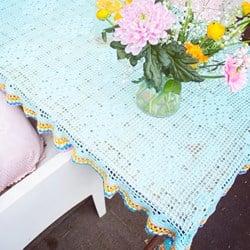 Häkelanleitung Tischdecke