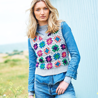 Stylecraft Special DK Granny Square Tank Tops Häkelanleitung-3