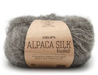 Drops Brushed Alpaca Silk Uni Colour 003 Grau