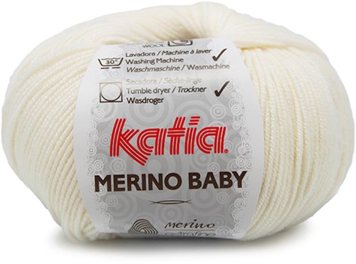 Katia Merino Baby 003 Naturweiß