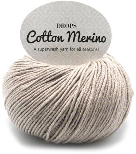 Drops Cotton Merino Uni Colour 03 Beige