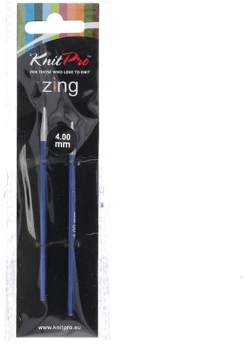 KnitPro Zing Kurze Austauschbare Rundstricknadeln 4,00 mm