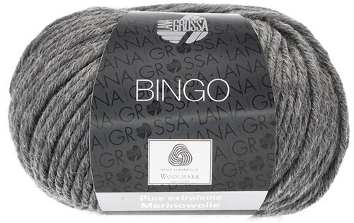 Lana Grossa Bingo Mélange 0120 Dark Grey Mixed