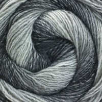 Lana Grossa Gomitolo Versione 413 Silber-/Hell-/Mittel-/Dunkelgrau-2