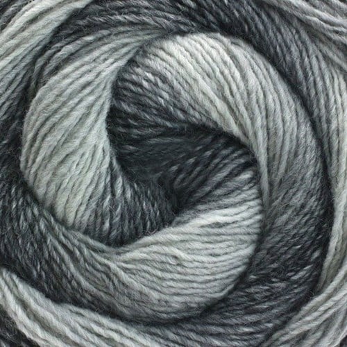 Lana Grossa Gomitolo Versione 413 Silber-/Hell-/Mittel-/Dunkelgrau-2