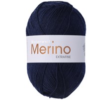 Lana Grossa Meilenweit 100 Merino Extra Fine Uni 2407 Nachtblauw