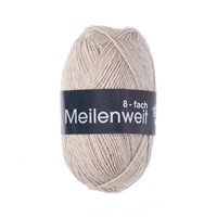 Lana Grossa Meilenweit 8-F. 150 Mélange 9661 Beige