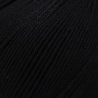 Lana Grossa Cool Wool 4 Socks Uni 7706 Schwarz-2