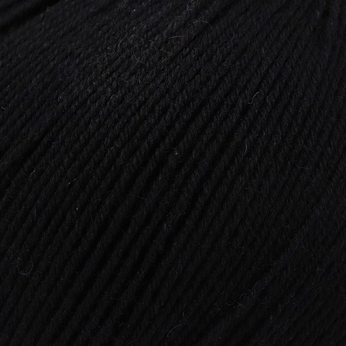 Lana Grossa Cool Wool 4 Socks Uni 7706 Schwarz-2