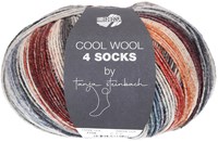 Lana Grossa Cool Wool 4 Socks Print 7758