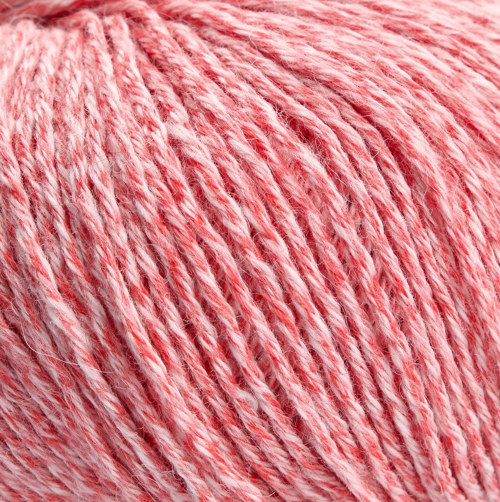 Lana Grossa Cara 007 Strickgarn Rosa, 50g - 57% Alpaka, 33% Baumwolle, 10% Schurwolle