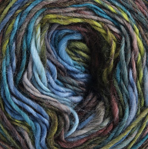 Lana Grossa Colorissimo 2 102 blue/petrol/pistachio/leaf green/turquoise/gray brown-2