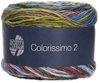 Lana Grossa Colorissimo 2 102 blue/petrol/pistachio/leaf green/turquoise/gray brown