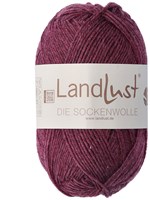 Lana Grossa Landlust Die Sockenwolle Melange 1602 Weinrot Meliert