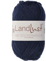 Lana Grossa Landlust Die Sockenwolle Melange 1605 Schwarzblau Meliert