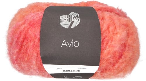Lana Grossa Avio 012 Himbeer/Apricot