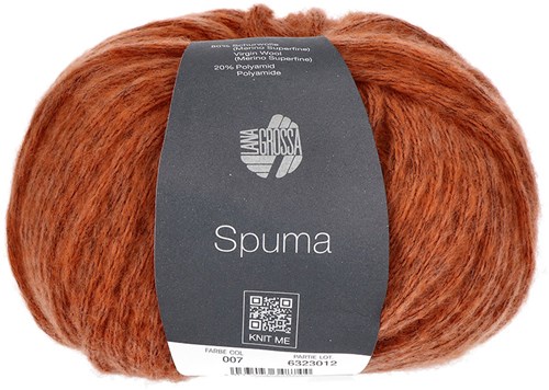 Lana Grossa Spuma 007 Orange Red