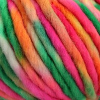 Lana Grossa Confetti 003 white/neon pink/yellow/neon green/neon orange/jade-2