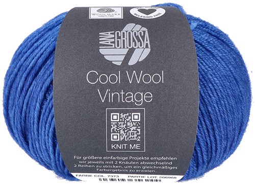 Lana Grossa Cool Wool Vintage 7373 Blue