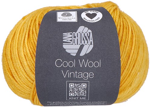 Lana Grossa Cool Wool Vintage 7376 Gelb