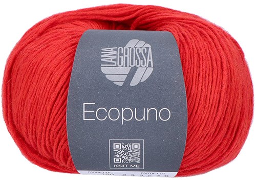 Lana Grossa Ecopuno 100 Rot